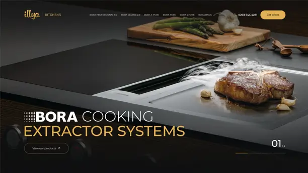 BORA — website development case study by SWEB