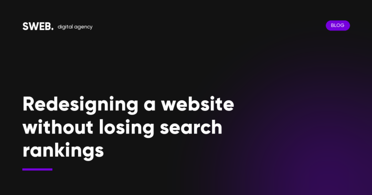 Redesigning a website without losing search rankings