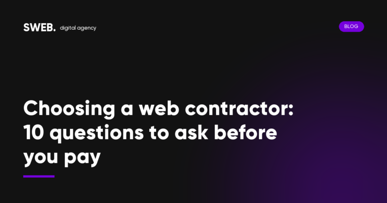 Choosing a web contractor: 10 questions to ask before you pay