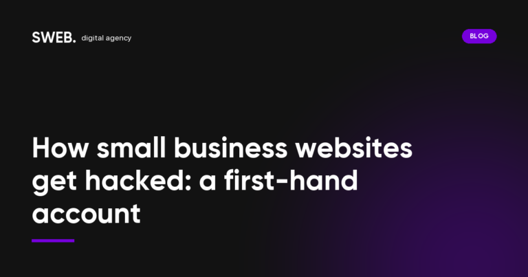 How small business websites get hacked: a first-hand account