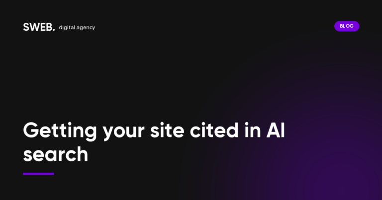 Getting your site cited in AI search
