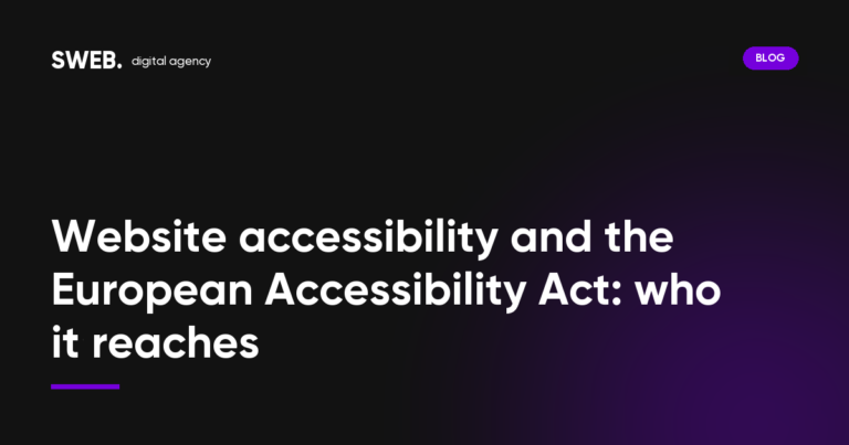 Website accessibility and the European Accessibility Act: who it reaches
