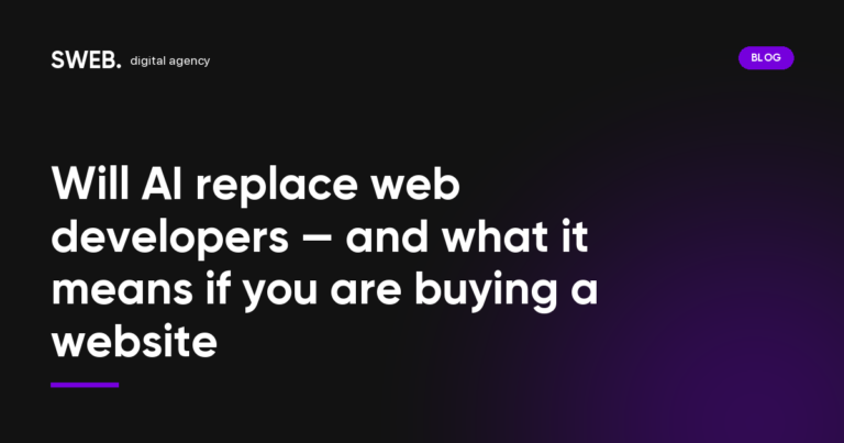 Will AI replace web developers — and what it means if you are buying a website